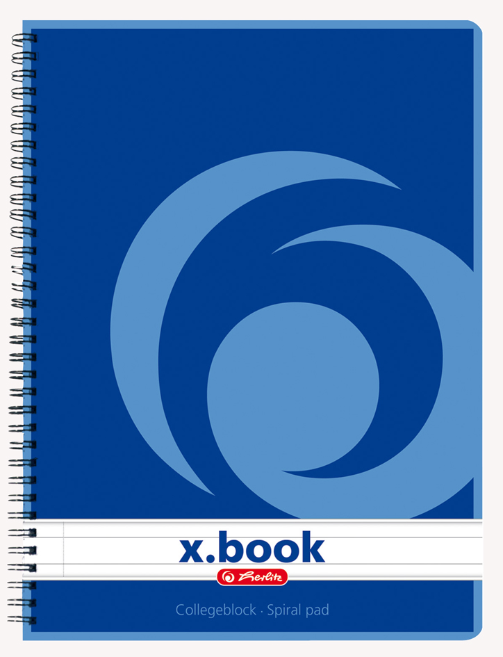 002975150031 herlitz Collegeblock x.book DIN A5, 80 Blatt, liniert