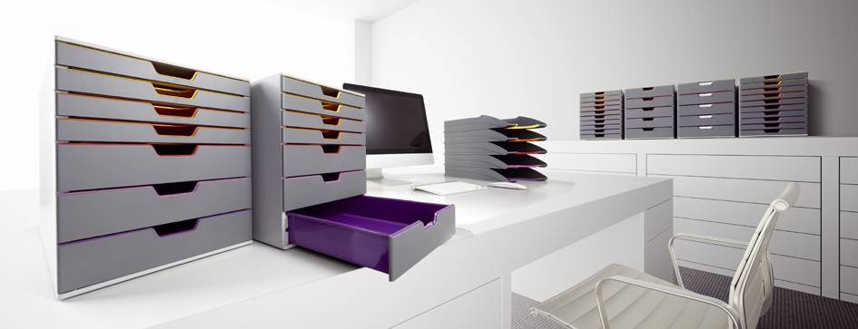 DURABLE Schubladenbox VARICOLOR 7, mit 7 Schubladen