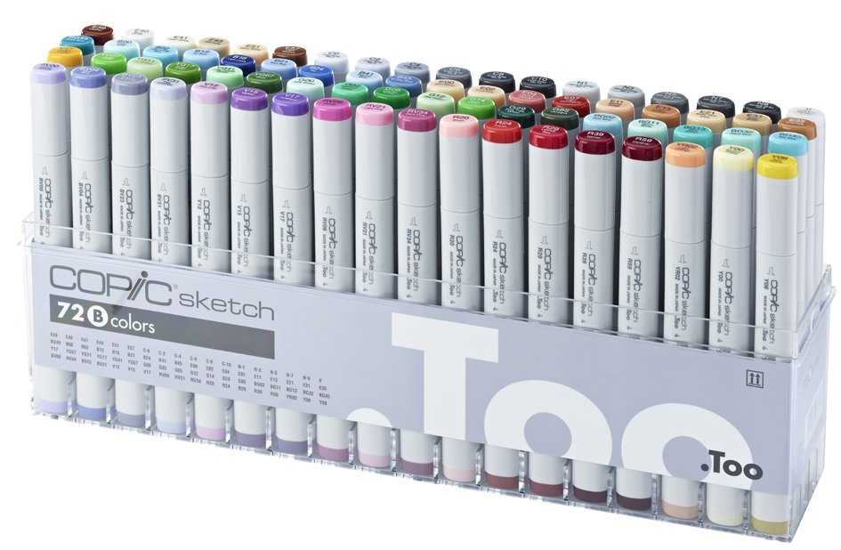 21075161 COPIC Marker sketch, 72er Set B