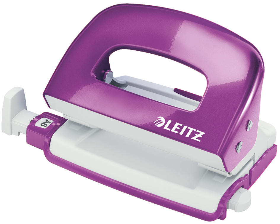 506010625CSPqXQTusmyn LEITZ Locher Mini Nexxt WOW 5060, gelb-metallic, im Karton