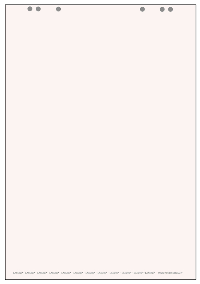 419000006 LANDRÉ Flip-Chart-Block, 20 Blatt, blanko, 680 x 990 mm