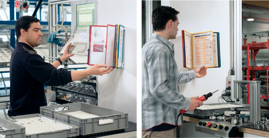 5567_00_A DURABLE Display-System VARIO wall 10, Komplett-Set