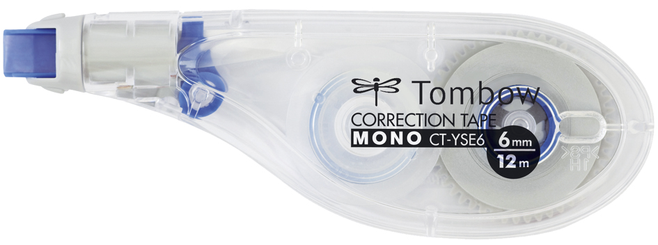 CT-YSE6_neu58931edfb5200 TOMBOW Korrekturroller ´MONO CT-YSE6´, 6,0 mm x 12 m