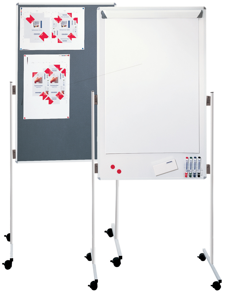 UMT-FC FRANKEN Multifunktionstafel Kombiflipchart, 760 x 1.210 mm