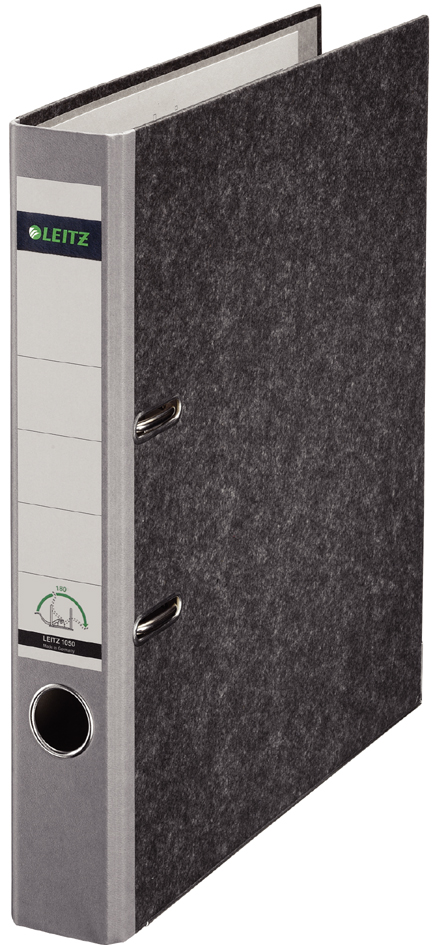 1050508558935e248c246 LEITZ Wolkenmarmor-Ordner, 180 Grad, DIN A4, 52 mm, grau
