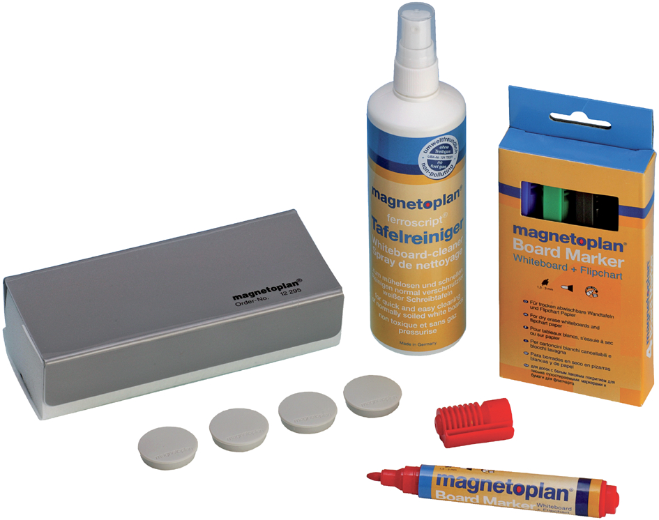 magnetoplan ferroscript Zubehör-Set mini, für Weißwandtafeln