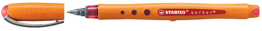 STABILO Tintenroller worker medium, rot