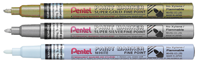Pentel Lackmarker PAINT MARKER MMP10, weiß