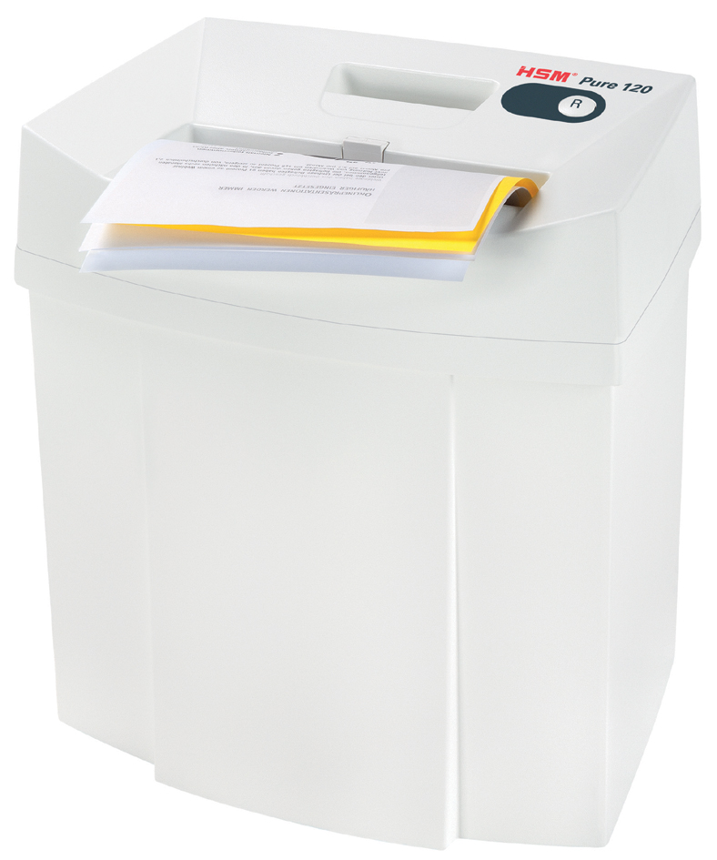 Pure_120_25893202d25835 HSM Aktenvernichter PURE 120, Partikelschnitt: 4 x 25 mm