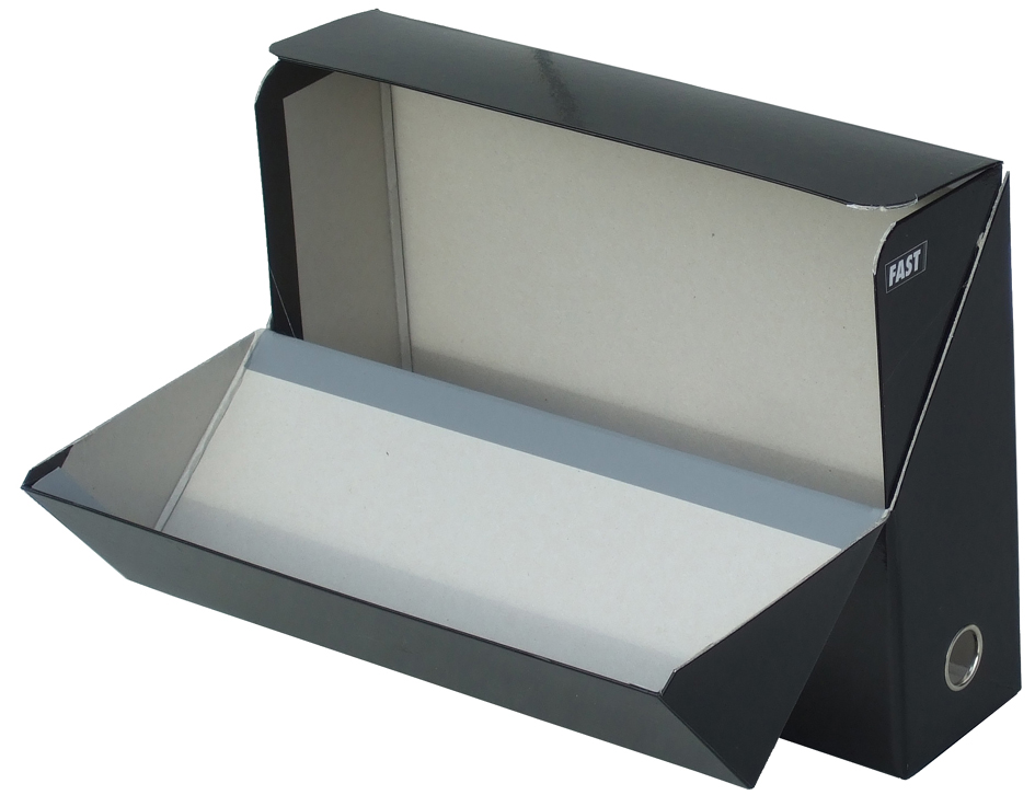 7450009858935b5e8a877 FAST Dokumentenmappe, aus Wellpappe, grau