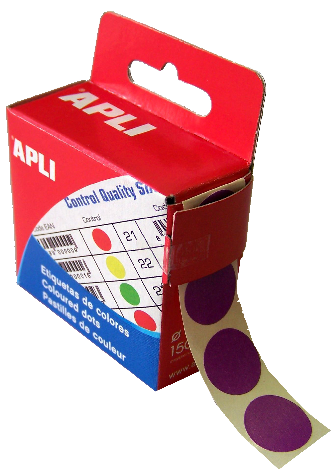 115009_cd589afc5b0259b agipa Markierungspunkte, Durchmesser: 15 mm, rund, violett