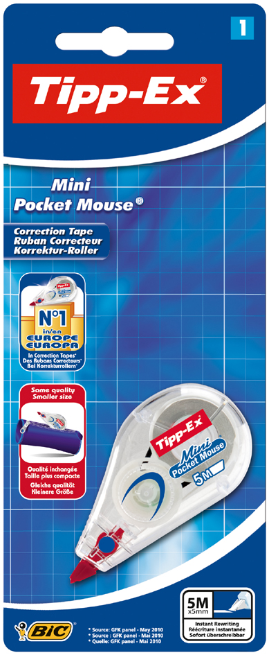 812870458b54b5188e3d Tipp-Ex Korrekturroller ´Mini Pocket Mouse´, Blister