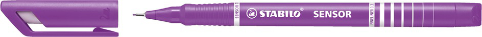 189_58589337b59db09 STABILO Fineliner sensor, Strichstärke: 0,3 mm, blau