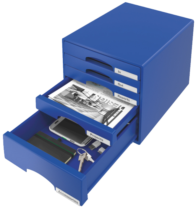 52110035_iu_01589364d0a128e LEITZ Schubladenbox Plus, 5 Schübe, grau