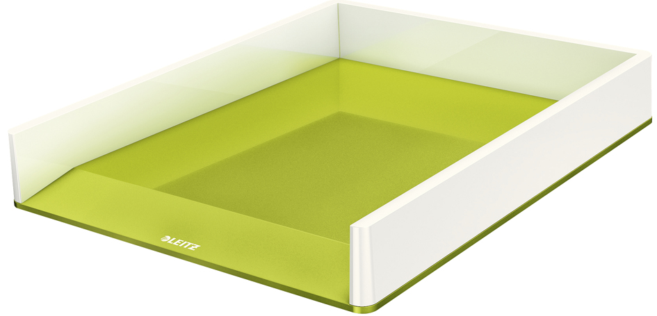 LEITZ Briefablage WOW Duo Colour, A4, Polystyrol, schwarz