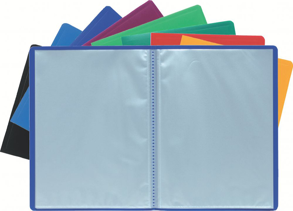 8550E EXACOMPTA Sichtmappe mit blickdichtem Deckel, aus PP, A4