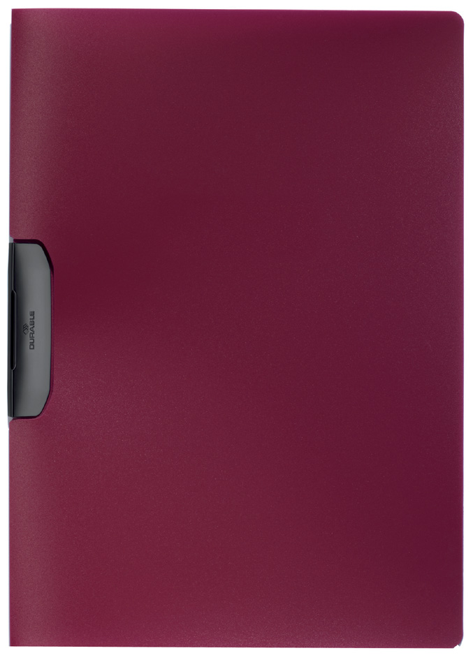 DURABLE Klemmhefter DURASWING, DIN A4, dunkelrot