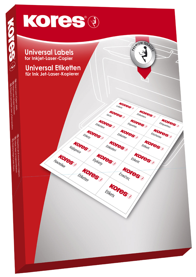 Etiketten_1005893353d95bf1 Kores Universal-Etiketten, ablösbar, 105 x 37 mm, weiß