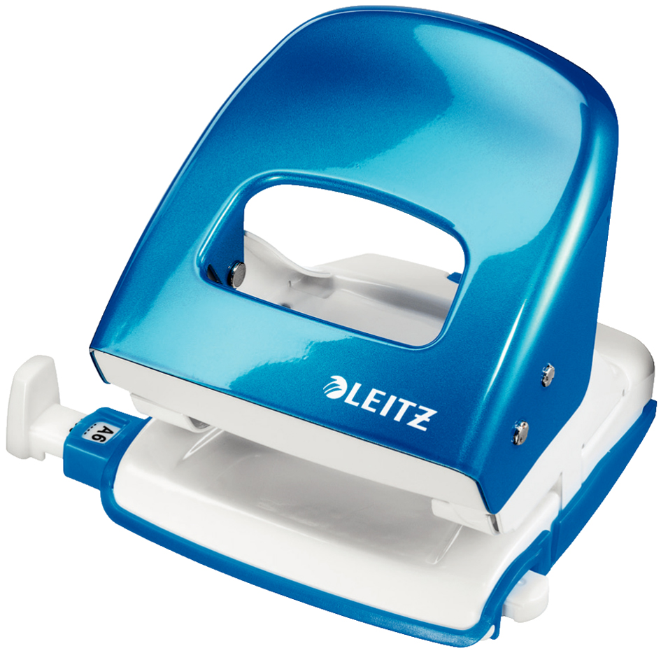 50082036_NeXXt589364349029c LEITZ Locher Nexxt 5008, blau-metallic, Schachtelverpackung