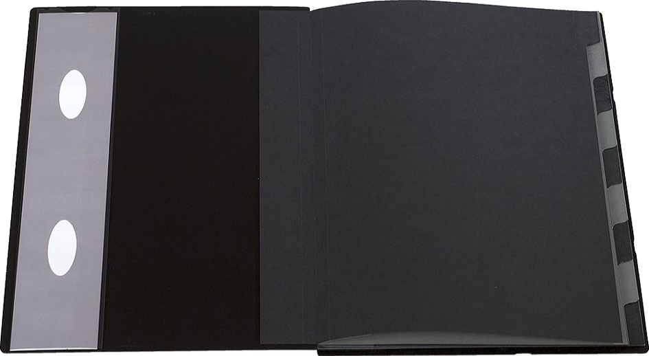 55334E_1 EXACOMPTA Ordnungsmappe Exactive, PP, 9 Fächer, schwarz