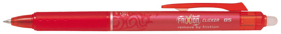 PILOT Tintenroller FRIXION BALL CLICKER 05, rot