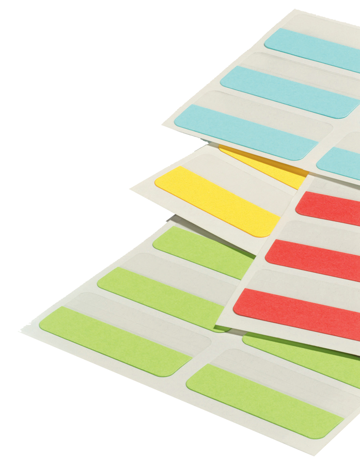 8405_00_APP DURABLE Haftstreifen Quick Tab, aus PET, farbig sortiert