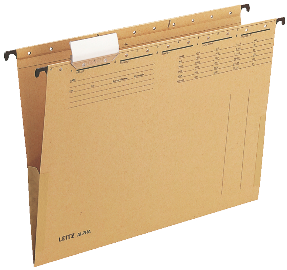 1916001358935ff0e824c LEITZ ALPHA Hängetasche, A4, mit Fröschen, natron