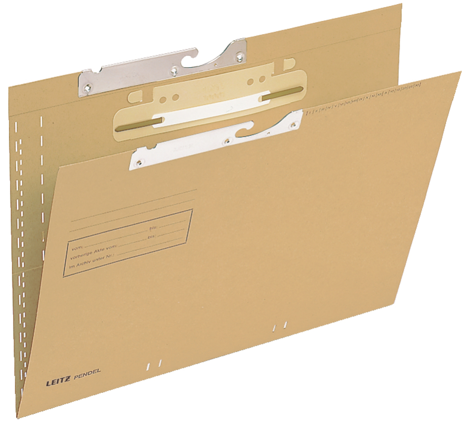 2115 LEITZ Pendelmappe, A4, seitlich offen, natron