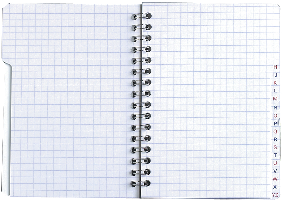 2110458932152cf3b4 Oxford Registerbuch - Doppelspirale, DIN A4