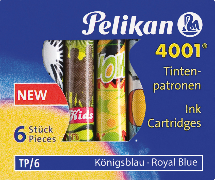 338244 Pelikan Tintenpatronen TP/F/6, königsblau