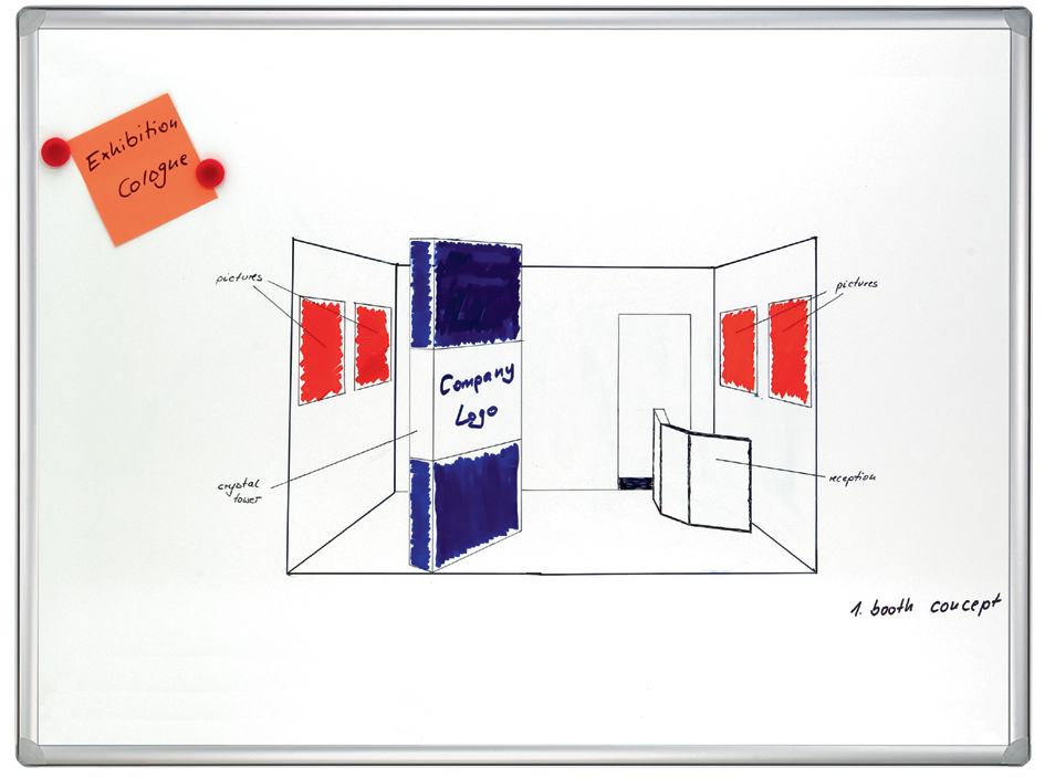SC82025893527f2cf0e FRANKEN Weißwandtafel PRO, emailliert, 2.400 x 1.200 mm