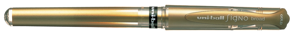 UM-153_GOLD589338fa03262 uni-ball Gel-Tintenroller SIGNO broad UM-153, weiß
