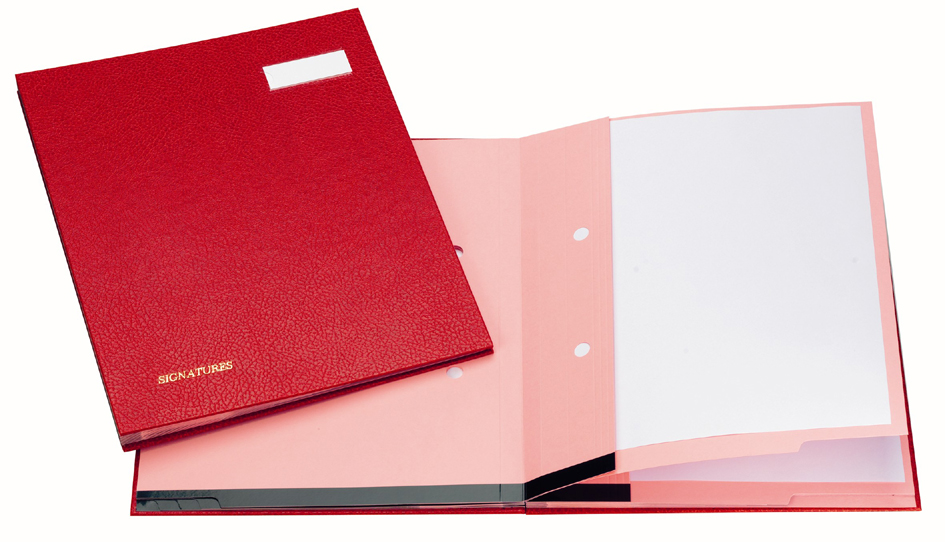 JR-bordeaux58932339b4237 emey Unterschriftenmappe ´Clip´, 25 Fächer, schwarz