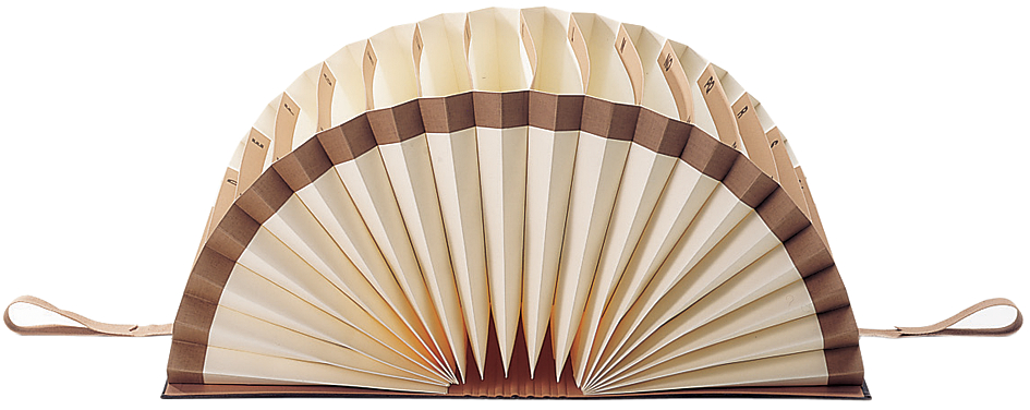 5605 LEITZ Schriftenordner, A4, A-Z, 20 Fächer, braun