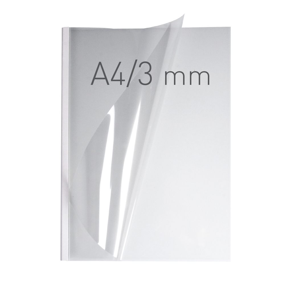 39fdf619eb9e08cccfff0d172bc26e36 EasyCOVER A4 - PVC klar - 3,0 mm - weiß