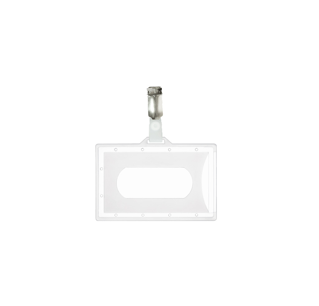 15aa51933a3214642166d2f6e05e0d52 5 Kartenhalter inkl. CLIP - transparent matt