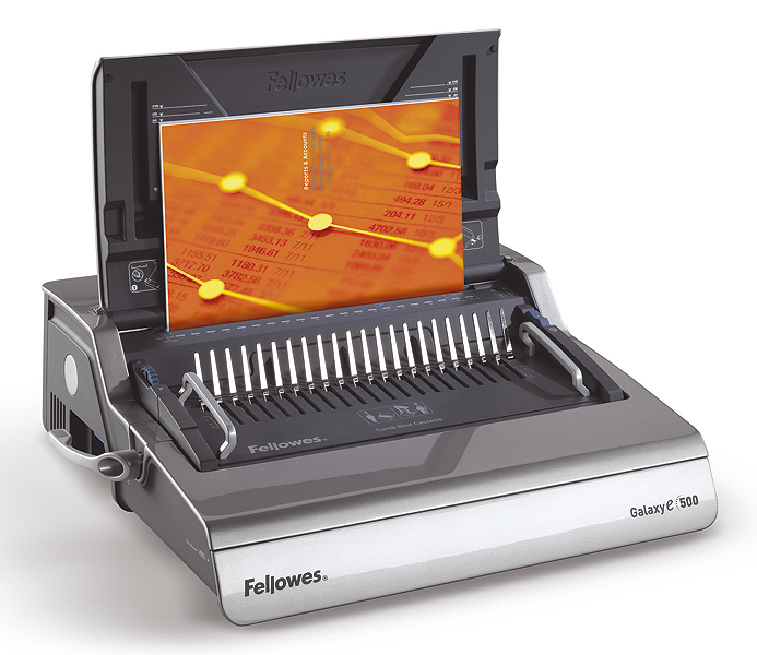 db62a1021a823342272d30beab9ed745 Plastik Bindegerät Fellowes Galaxy E 500