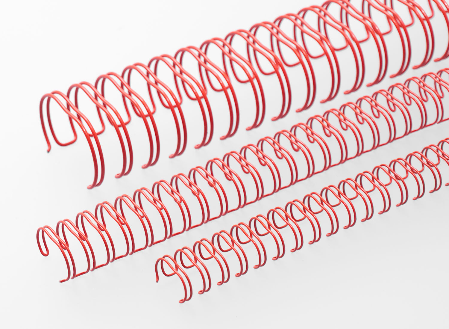 RENZ Drahtbinderücken, Teilung 3:1, 9.5 mm - rot