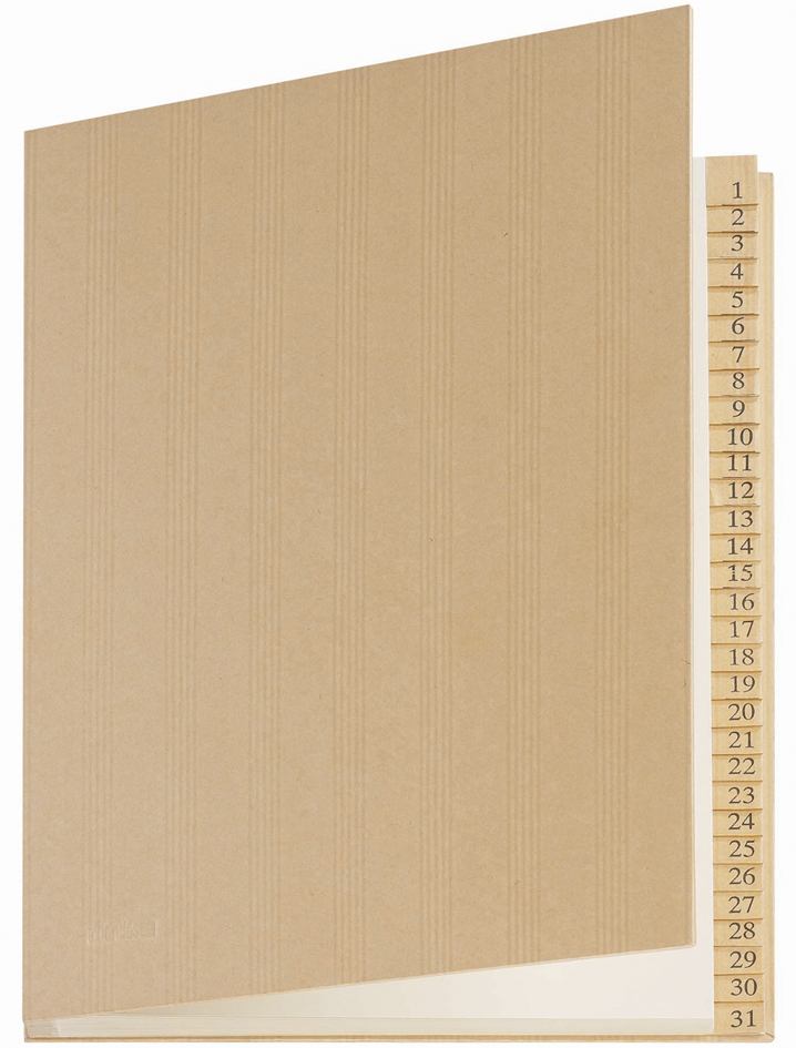 74ECO3158936e7dabb03 extendos umweltfreundlicher Pultordner, 1 - 31, 31 Fächer