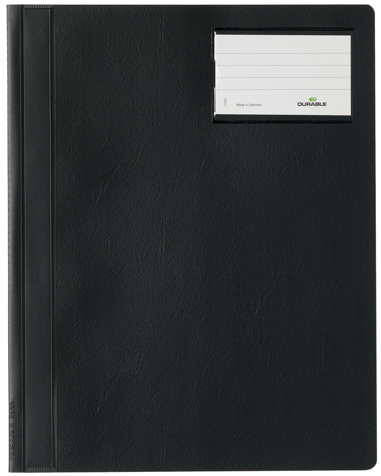2500_01_GEN_A DURABLE Schnellhefter, DIN A4, aus PVC, schwarz