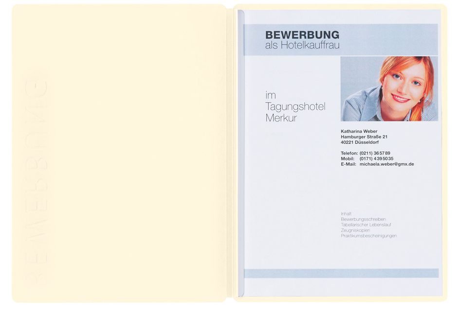 22006_09_web589345b27936c PAGNA Bewerbungsmappe ´Solo´, DIN A4, aus Karton, beige