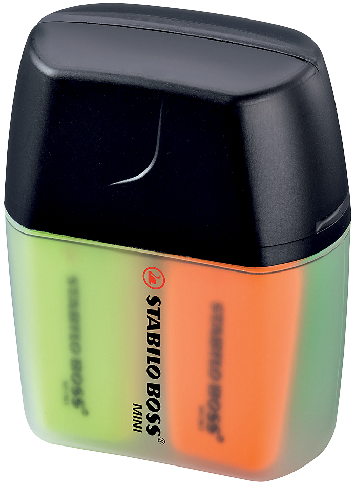 07_04-01 STABILO Textmarker BOSS MINI, 4er Kunststoff-Box