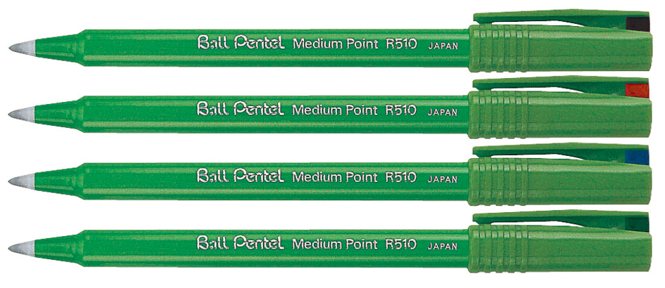 R510-ABCD Pentel Tintenroller Ball Pentel R56, schwarz