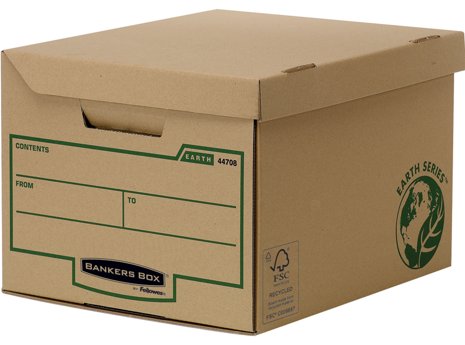 4470809-1589afb804f2ae Fellowes BANKERS BOX EARTH Archiv-Klappdeckelbox Kubus