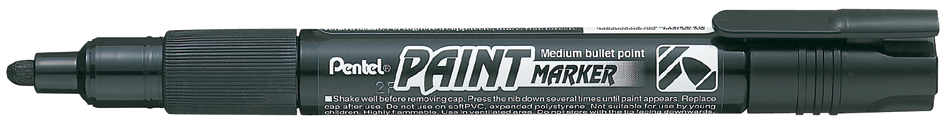 Pentel Permanent-Marker PAINT MARKER MMP20, weiß