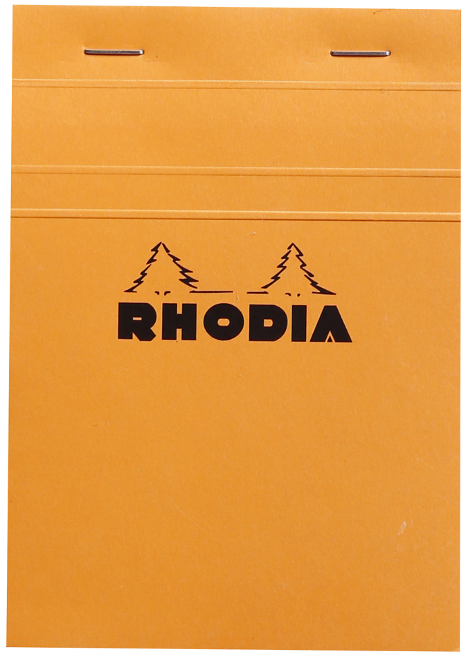 13200C_fac58935f9de5979 RHODIA Notizblock No. 13, DIN A6, kariert, orange