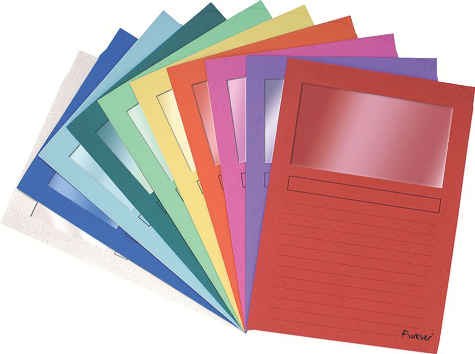 50110E_2589370d3d5959 EXACOMPTA Sichtmappe FOREVER, DIN A4, 120 g/qm, weiß