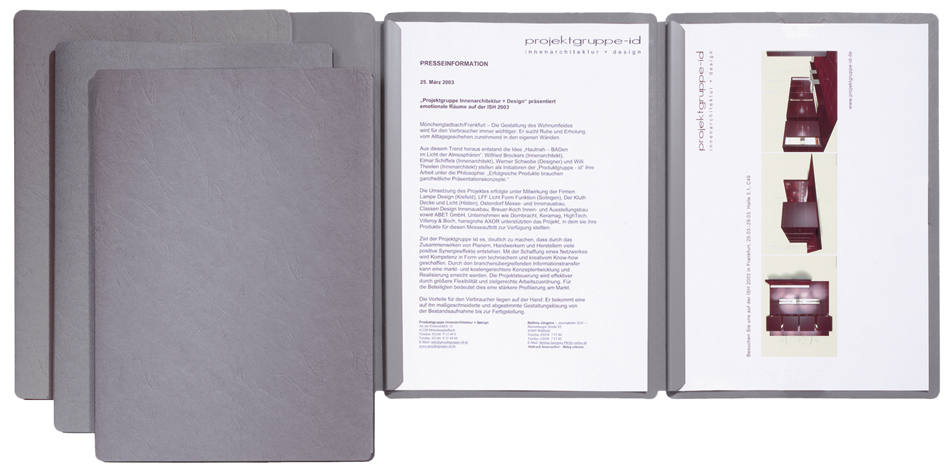 22003-0658934585d10ac PAGNA Präsentations- / Bewerbungsmappe ´Sprint´, grau