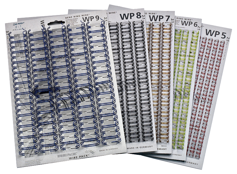 RENZ Drahtbinderücken STARTERSET 2:1, weiß RENZ Drahtbinderücken STARTERSET 2:1, weiß