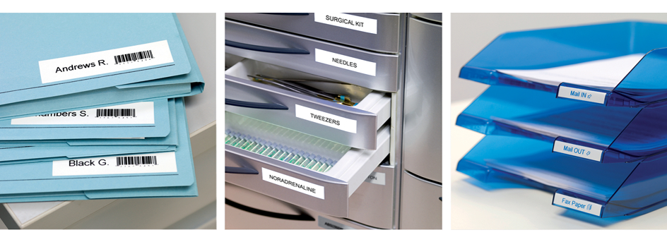 Anwendungsbilder DYMO Tisch-Beschriftungsgerät ´LabelManager 210D´